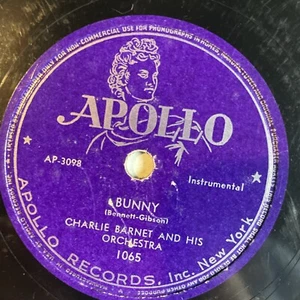 10" 78 RPM-Charlie Barnet-Atlantic Jump/Bunny/Apollo 1065 - Foto 1 di 4