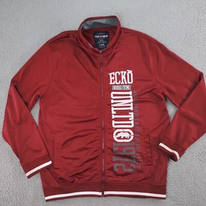 Ecko Unltd Jacket Mens XL Red Track 1972 Authentic Classic Fit Training Full Zip - Picture 1 of 22