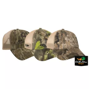 DRAKE WATERFOWL OL TOM TURKEY CAMO MESH BACK LOGO HAT BALL CAP - Picture 1 of 7