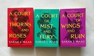 SARAH J. MAAS A Court of Thorns and Roses/Mist Fury/Wings Ruin | 3 Paperback LOT - Picture 1 of 17