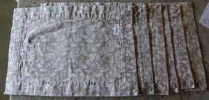 Set 6 Vintage Dansk Blätter Leinen Tischsets - Bild 1 von 5