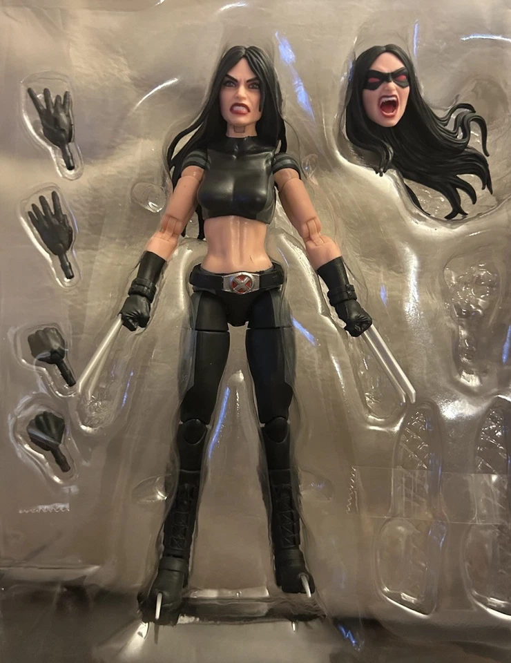 X-Men X-Force Marvel Legends Pack 2 - X-23 (negro + gris) Foto 1 de 1