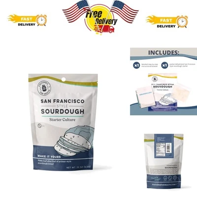 Cultivo de masa madre Heirloom San Francisco - Mezcla versátil para pan y hornear 0,19 oz Foto 1 de 4