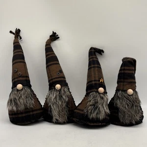 Gnome Black & Brown Four (4) Decoration Lot!  - Picture 1 of 15