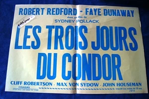 POSTER BAND DIE DREI TAGE DES KONDORS / R REDFORD F DUNAWAY - Bild 1 von 1