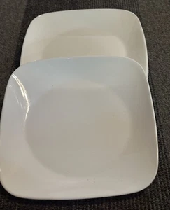 Corelle Vitrelle White 6 Piece (6)9” luncheon Plates USA New - Picture 1 of 2
