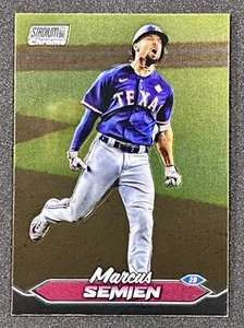 2024 Stadium Club - Marcus Semien #252 Chrome GOLD MINT REFRACTOR Case Hit SSP - Bild 1 von 3