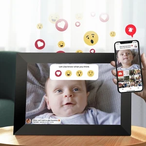 10-Inch WiFi Frame - 16GB HD IPS Display with Secure Uhale App Compatibility - Picture 1 of 16