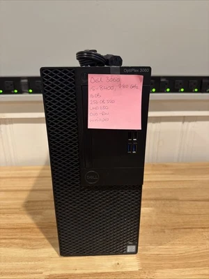Dell Optiplex 3060 MT, intel Core i5-8400, 2.80GHz, 16GB RAM 256GB SSD Win11 pro - Image 1 of 4