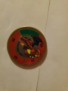 1999 Hasbro Pokemon Battling Gold Coin Game Nintendo Charizard #06 RARE Used - Picture 1 of 5