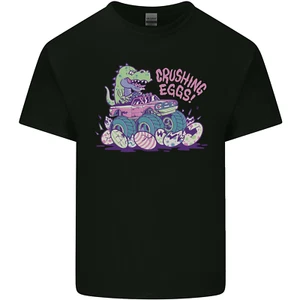 Camiseta de algodón para hombre Crushing Eggs Easter T-Rex Dinosaurio Monster Truck - Imagen 1 de 19