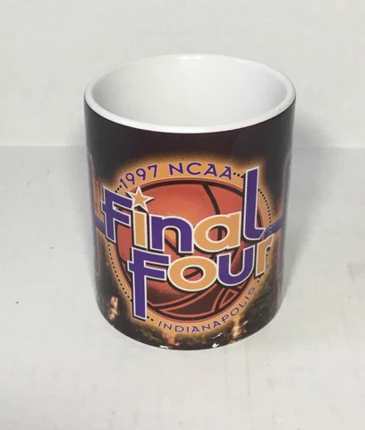 Vintage 1997 NCAA Final Four Basketball Coffee Mug Arizona Wildcats Champs Cover