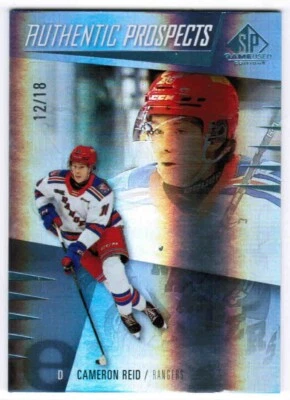 23/24 2023 CHL SP GAME USED CAMERON REID #40 AUTHENTIC PROSPECTS BASE 12/18 - Image 1 of 2