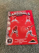 2005 Johnson City Cardinals Minor League Baseball Program Appalachian League 