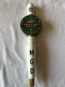 Miller Genuine Draft MGD NFL Draught Handle Lever 13" Bar Tap Collector's Item - Picture 1 of 3