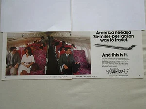 5/1981 PUB MCDONNELL DOUGLAS DC-9 SUPER 80 AIRLINER AIRLINES KABINE INNENANZEIGE - Bild 1 von 1