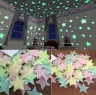 100 PCS Glow In The Dark Star Stickers Wall Furniture Removable Luminous Bedroom