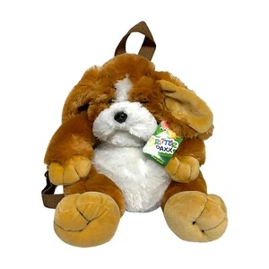 Critter Paxx Plush Dog Shaped Plush Animal Kids Backpack Adjustable Straps New - Picture 1 of 9