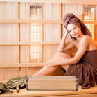  Steam Room Pillow Bamboo Elder Sauna Backrest Shoulder Massager Nursing
