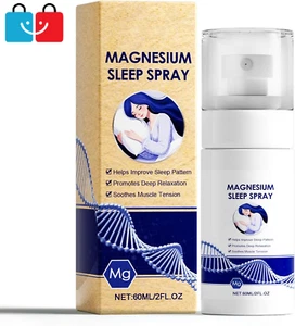 Pure Magnesium Oil Spray 60ml for Sleep, Relaxation, Pain Relief, Energy Boost - Picture 1 of 7