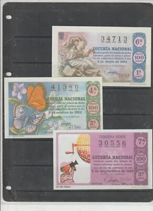 España Decimos loteria Nacional año 1964-66 Edición facsimil (GM-539) - Picture 1 of 1