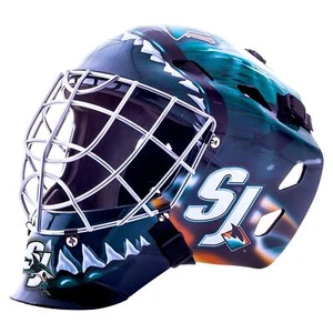 Franklin Sports San Jose Sharks Goalie Mask - Team Graphic Goalie Face Mask NHL - Picture 1 of 9