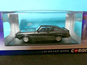 FORD Capri Mk3 3.0S en gris grafito V ANGUARDS Corgi 1:43a ESCALA diecast - Imagen 1 de 6