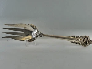 Tenedor para servir Grande Baroque de Wallace de plata de ley - 9 3/8 pulgadas - Imagen 1 de 7