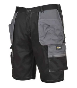 Portwest Fondina Granito Pantaloncini Lavoro Vita Elasticata Tripla Cucitura KS18 - Foto 1 di 3