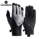ROCKBROS Winter Gloves Fleece Thermal Motorcycle Cycling Gloves Windproof Mitten