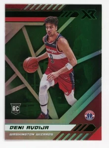 2020-21 Panini XR DENI AVDIJA Rookie Card RC GREEN PRIZM #287 Washington Wizards - Picture 1 of 1
