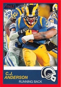 Score Red #324 C.J. 2019 Anderson p2s-23215 - Imagen 1 de 2
