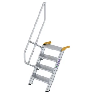 Aluminium-Treppe 60°, Stufenbreite 600 mm Anzahl Sprossen: 4 - Bild 1 von 12