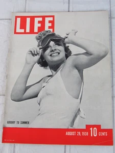 Life Magazine August 29, 1938 Goodby To Summer - Foto 1 di 7
