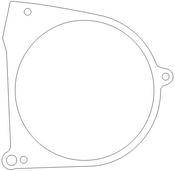 Junta de cubierta magnética Suzuki TS125 11483-28000 Foto 1 de 1