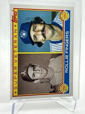Tarjeta de béisbol Topps Rollie Fingers Super Veteran 1983 #36 casi nueva-como nueva envío gratuito Foto 1 de 3