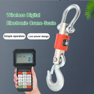Wireless Remote Digital Electronic Hanging Crane Scale with Handheld Meter 10T - Bild 1 von 15
