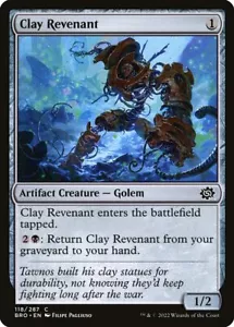 CLAY REVENANT x4 mtg NM-M The Brothers War 4 Common - Picture 1 of 1