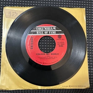 Rock 45 Chicago - Colour My World / I'M A Man On Columbia HOF Vinyl - Imagen 1 de 2