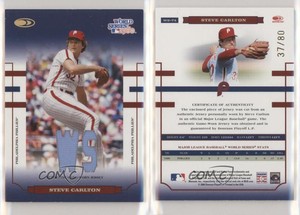 2004 Donruss World Series Blue WS Fabric Materials /80 Steve Carlton #WS-74 HOF