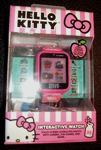 Hello Kitty Pink INTERACTIVE Educational Learning Touchscreen Kids Smart Watch - Picture 1 of 1