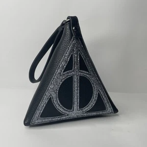 Danielle Nicole x Harry Potter Glitter Deathly Hallows Pyramid Wristlet Rare! - Picture 1 of 2