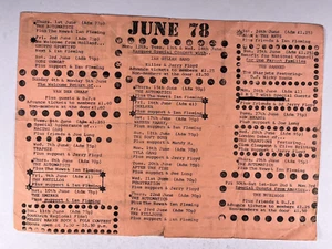Chelsea Penetration Adam Ant Flyer Trapeze The Marquee Club Original June 1978 - Imagen 1 de 12