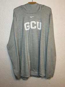 GCU Antílopes Nike Dri-Fit Gris Jaspeado Capucha Cuello Manga Larga Sudadera con Capucha Para Hombres 2XL - Imagen 1 de 7
