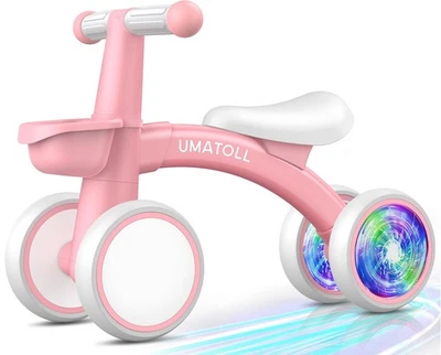 Iluminación colorida Bebé Equilibrio Bicicleta Juguetes para niñas de 1 año Regalos, Ajustables... Foto 1 de 4