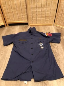 BSA Boy Scout Uniform Shirt Youth Cub Scouts Large L (H594) Grand Canyon AZ - Picture 1 of 10