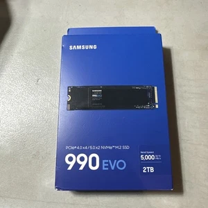 Samsung- 990 EVO SSD 2TB Internal SSD PCIe Gen 4x4 | Gen 5x2 M.2 2280,#5-608 - Afbeelding 1 van 3