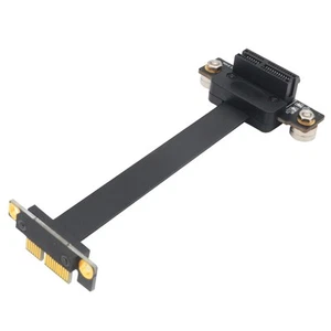 Extension Cable PCIE 1X Dual 90° With LED Indication Magnetic Pad Network Ada FY - Afbeelding 1 van 24