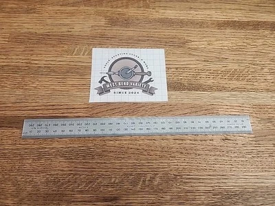 Kindt-Collins KCM 3, Steel Rule Graduations 1.0% SHRINK, 12" Made In UK., KCM3 - Image 1 of 2