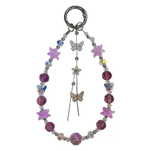 Universal Wrist Strap Tassel Bow Bag Charm New Keychain Women - Photo 1 sur 10